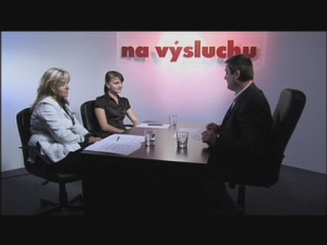 Jana Tutková a Oľga Pietruchová v diskusii s Karolom 